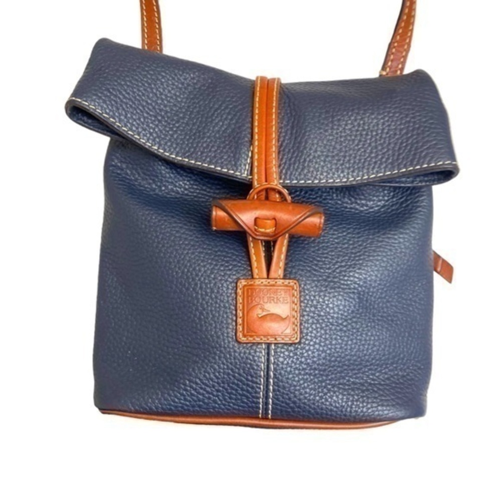 Dooney & Bourke toggle crossbody bag in blue